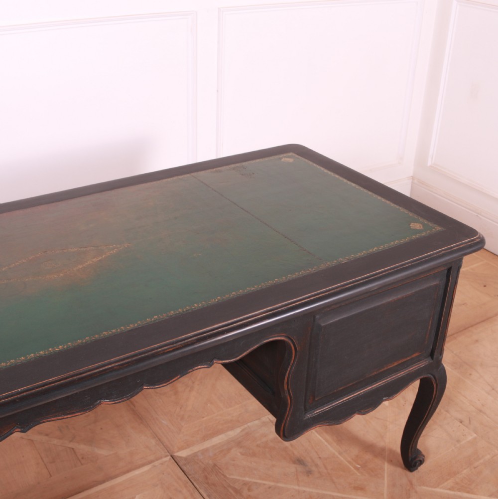 French Painted Kneehole Desk View VII