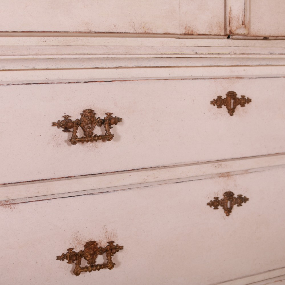 Swedish Painted Linen Cupboard View IV