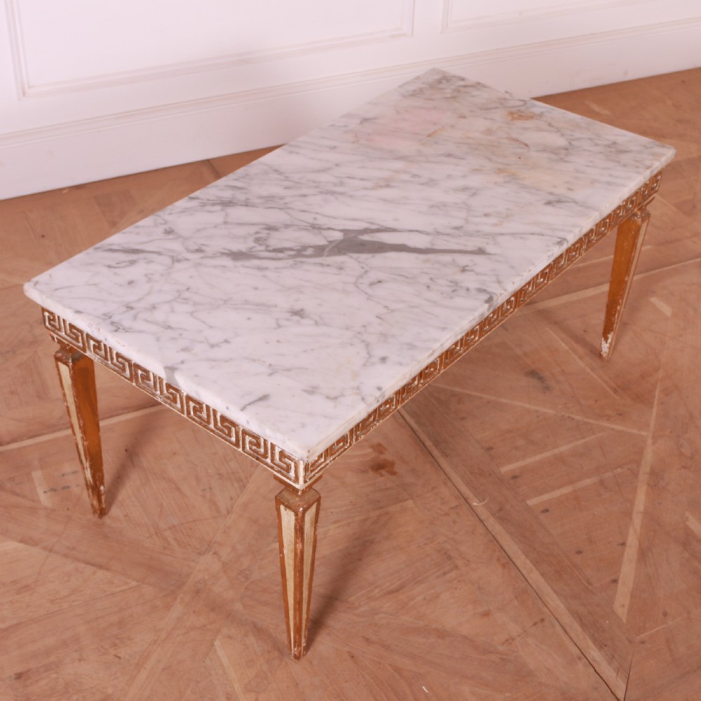 French Marble Top Coffee Table View III