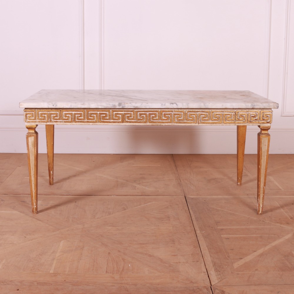 French Marble Top Coffee Table View IV