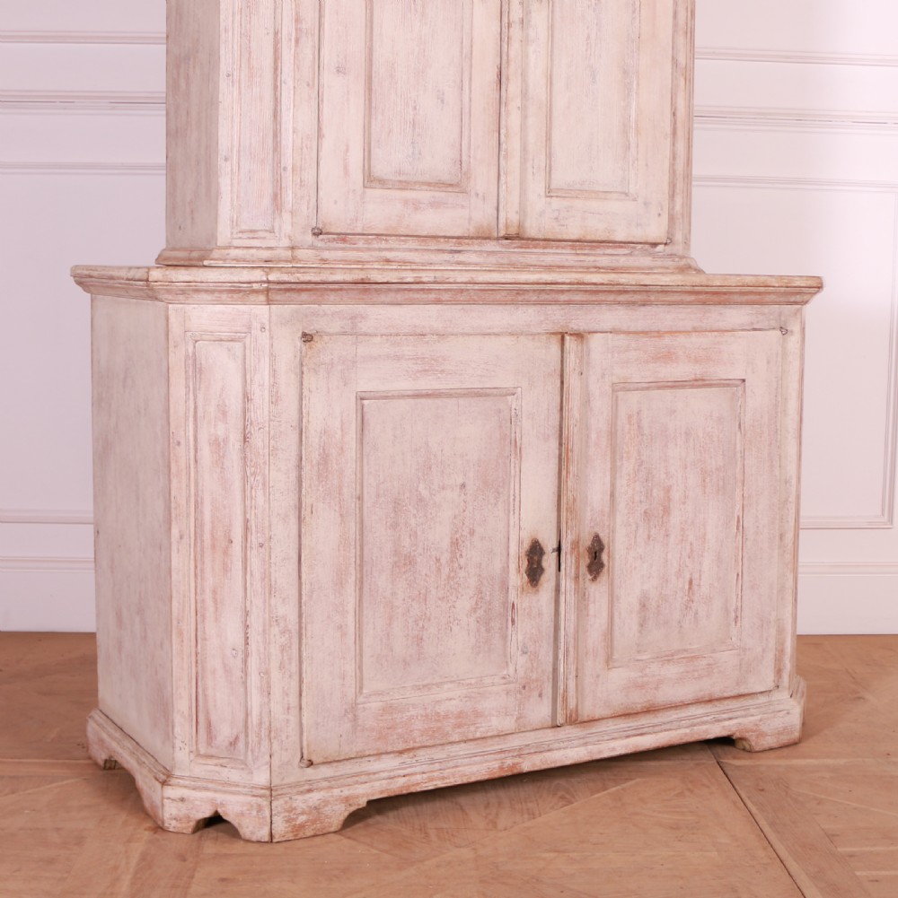 Swedish Painted Linen Cupboard View IV