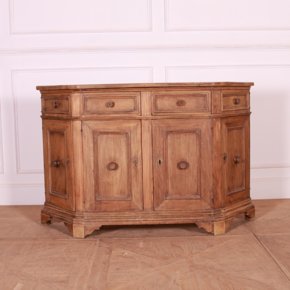 Italian Bleached Walnut Credenza View II