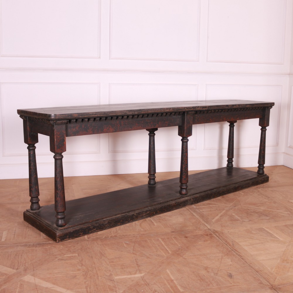 French Painted Console Table