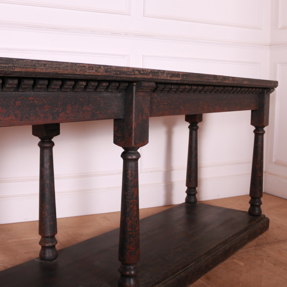 French Painted Console Table View II