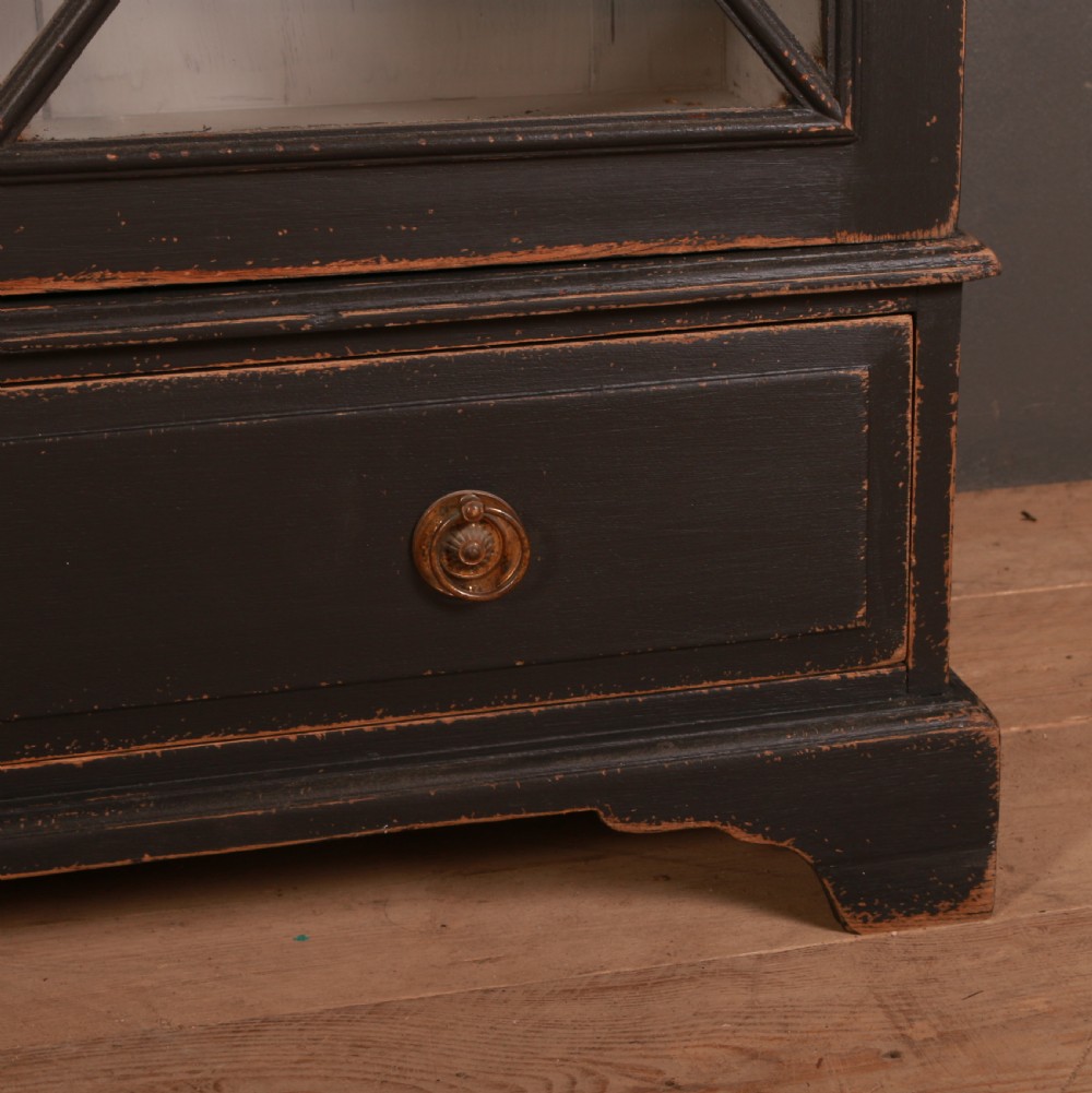 Antique Painted Library Bookcase View III
