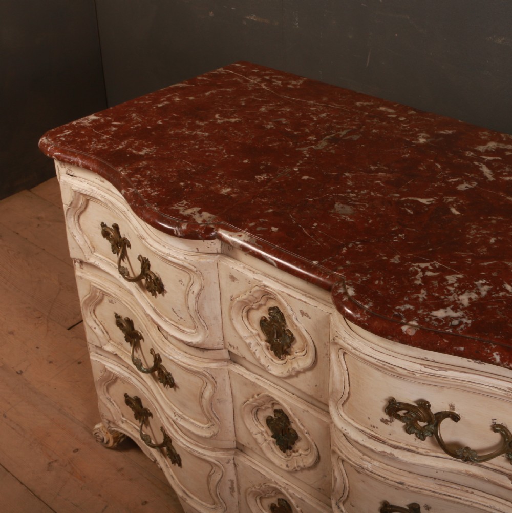 French Serpentine Commode View VIII