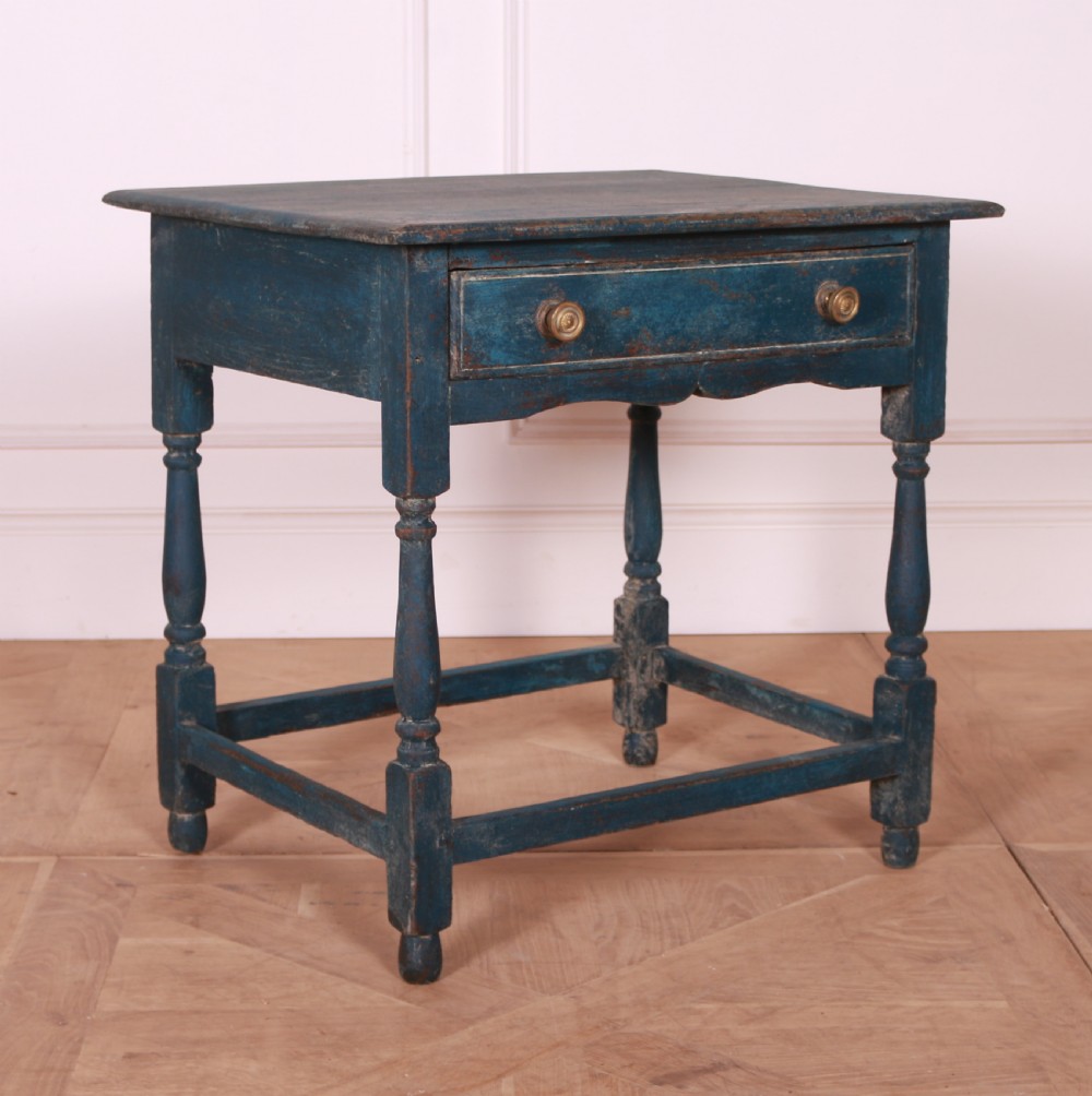 18th Century Painted Lamp Table