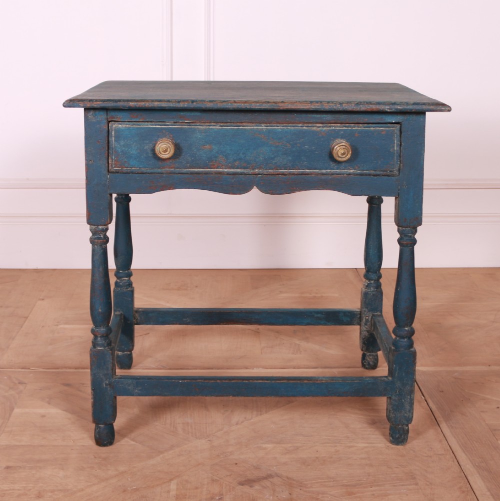 18th Century Painted Lamp Table View II