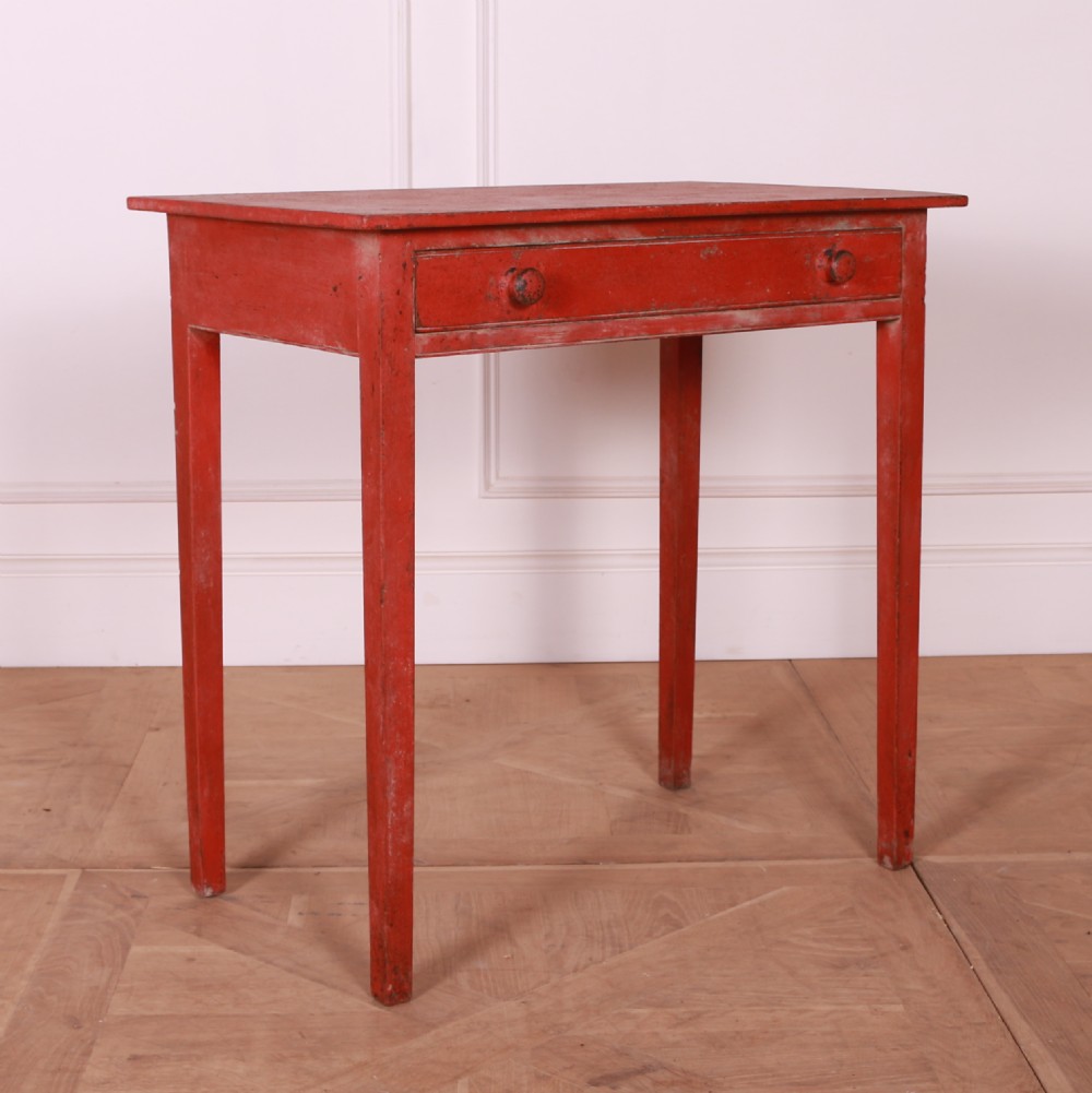 English Painted Lamp Table