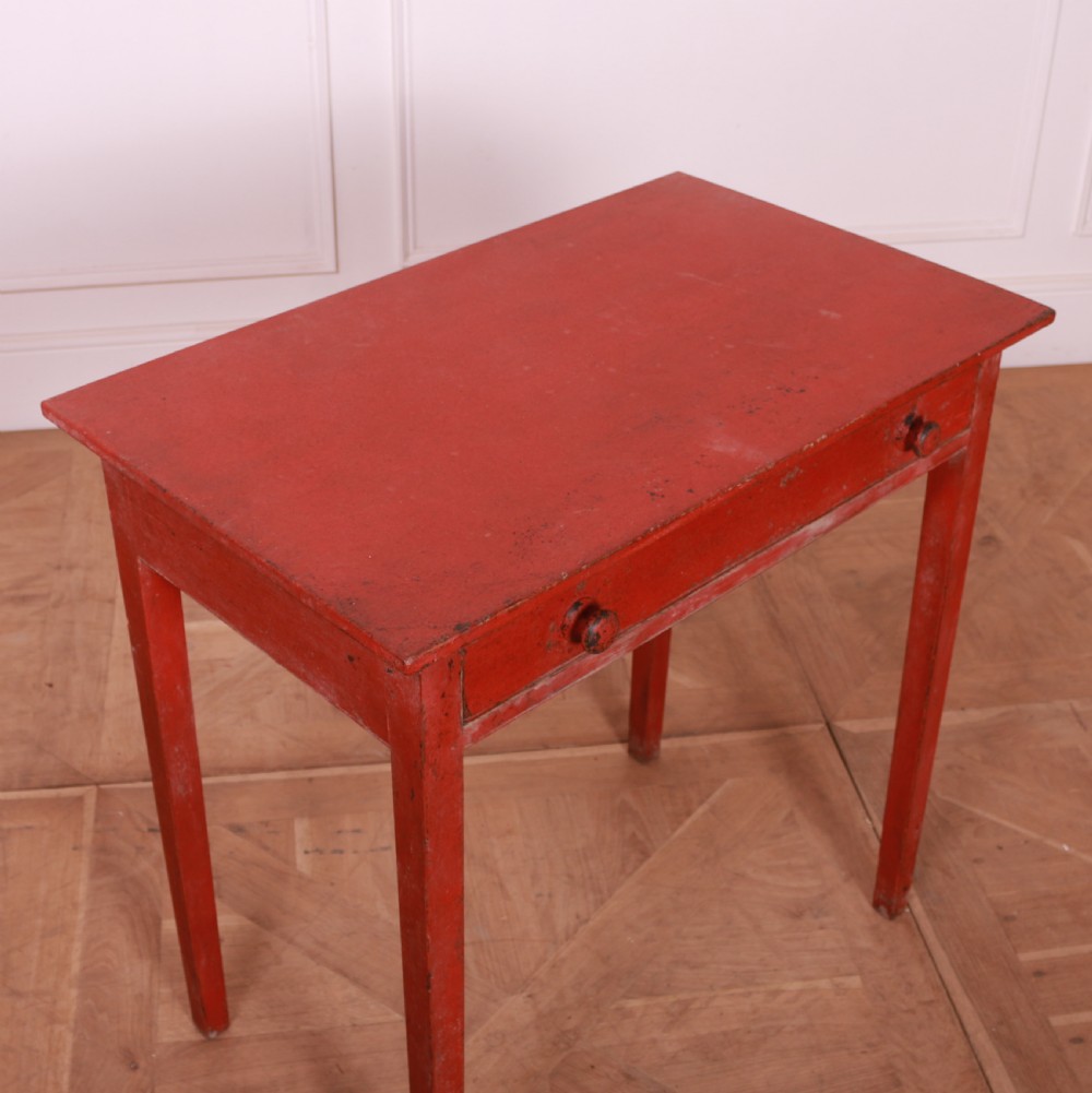 English Painted Lamp Table View V