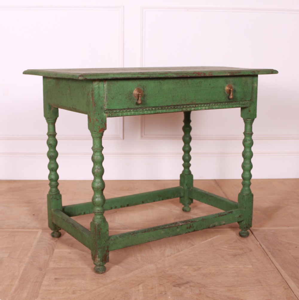 18th Century Painted Lamp Table