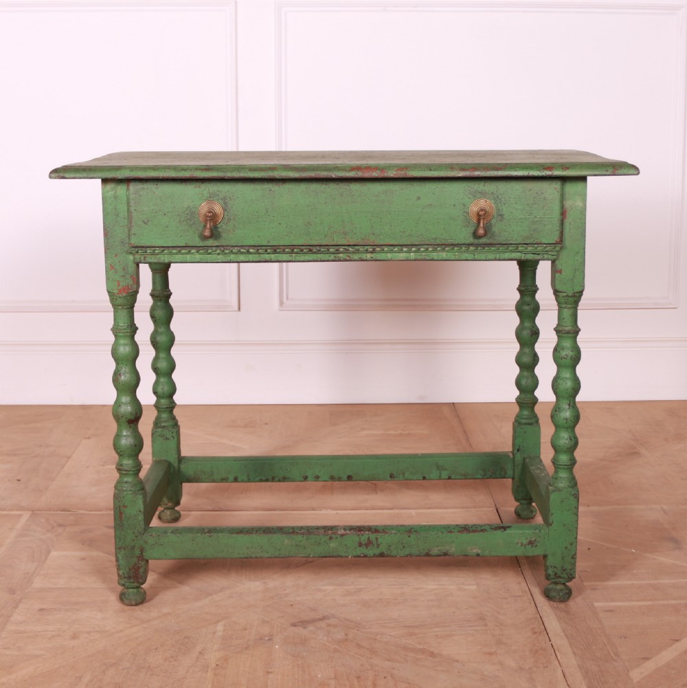 18th Century Painted Lamp Table View II