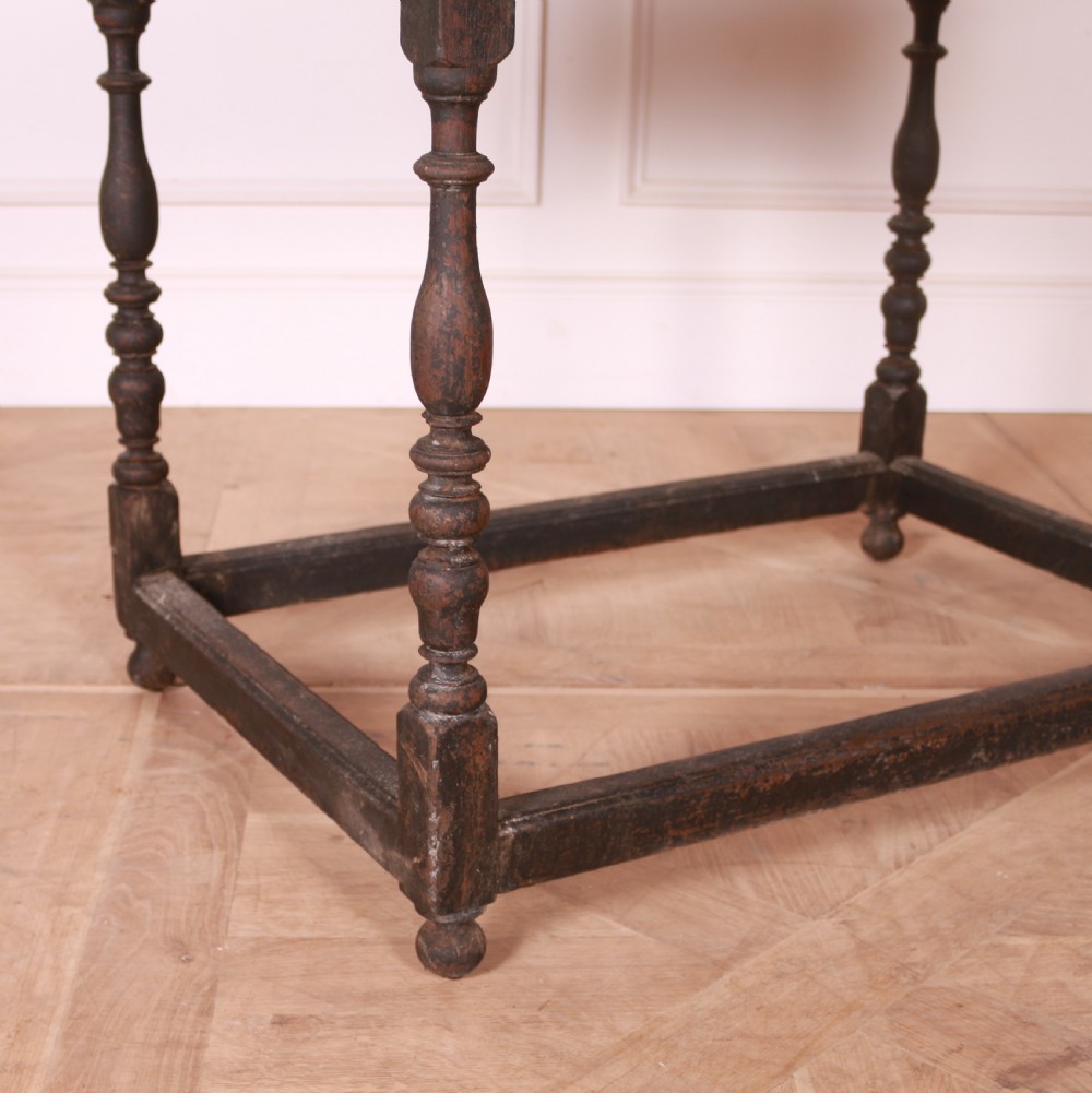 18th Century Painted Lamp Table View II