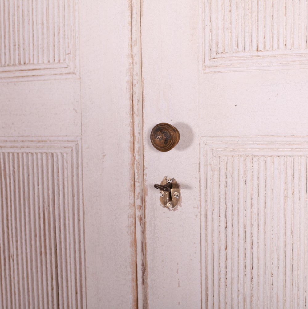 Danish Painted Linen Cupboard View IV