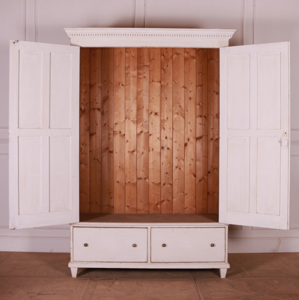 Danish Painted Linen Cupboard View VI