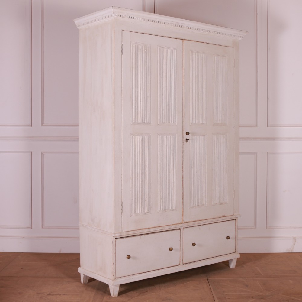 Danish Painted Linen Cupboard View VII