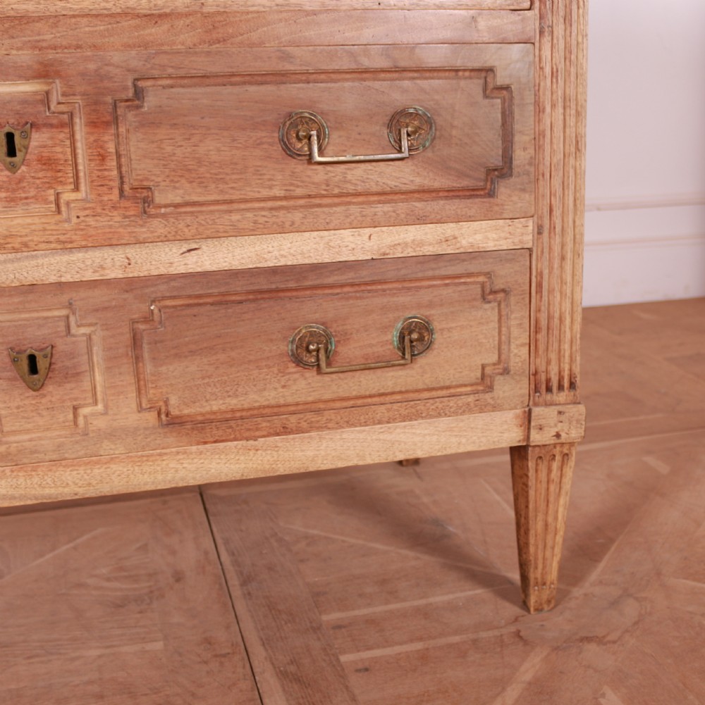 French Bleached Walnut Commode View V