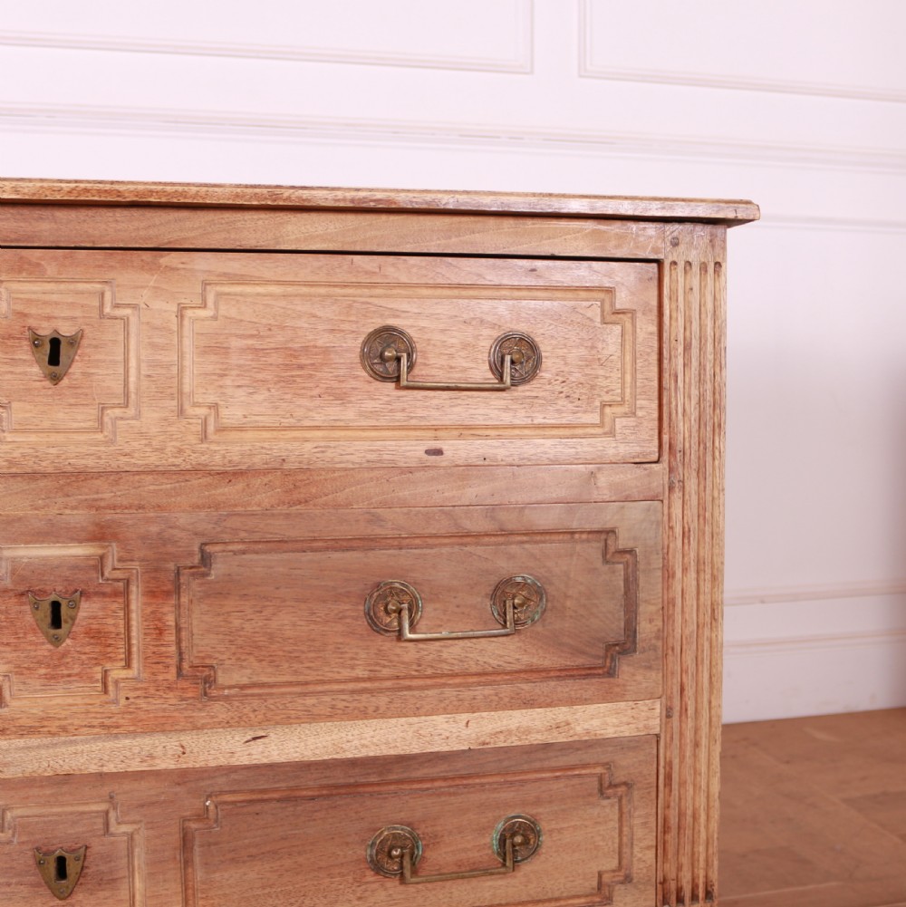 French Bleached Walnut Commode View VI