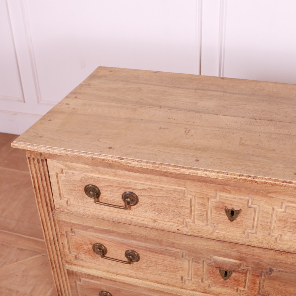 French Bleached Walnut Commode View VII