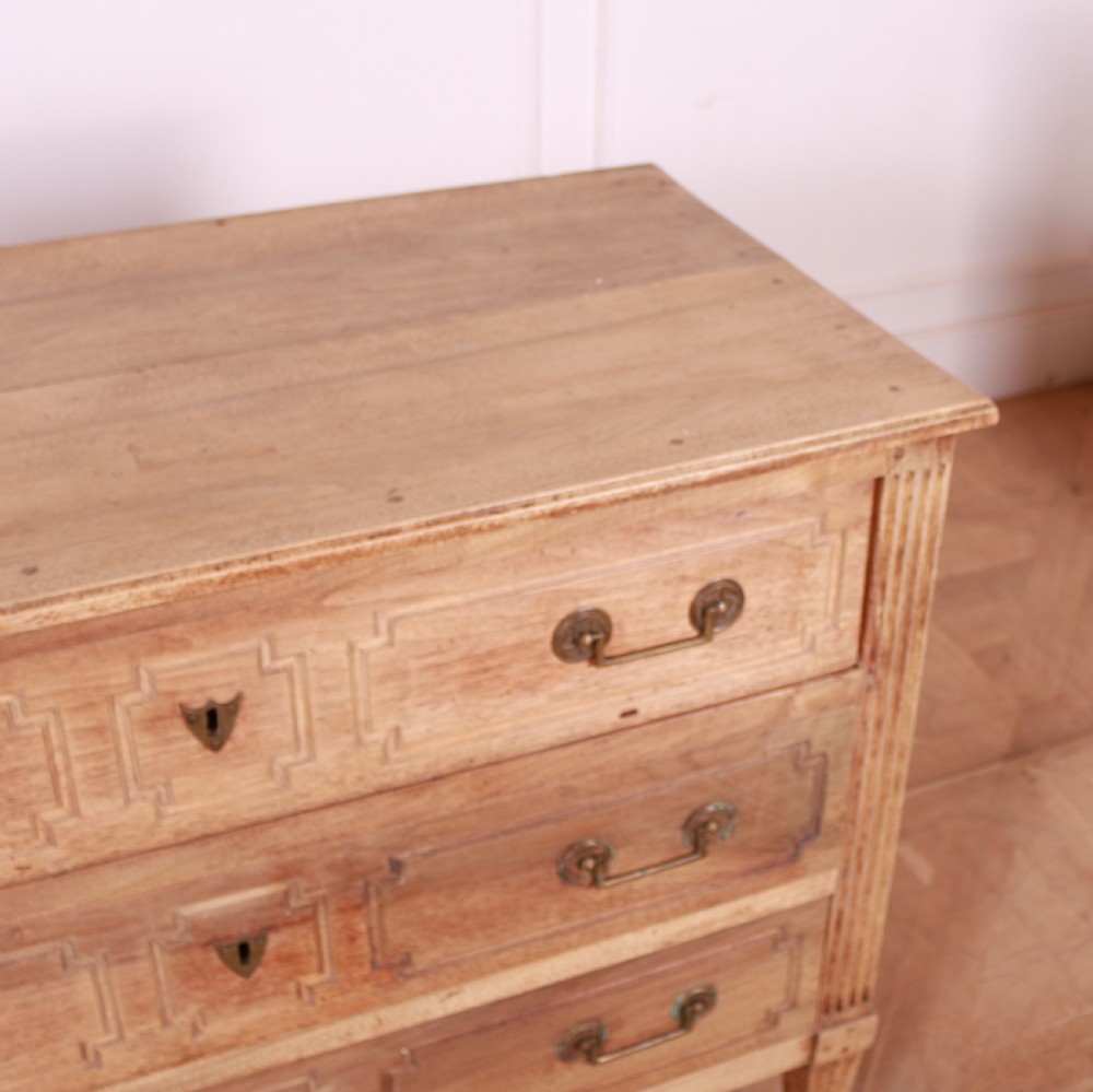 French Bleached Walnut Commode View VIII