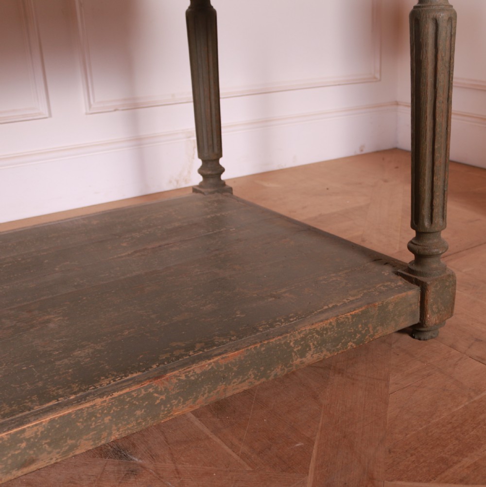 French Painted Drapers Table View VIII