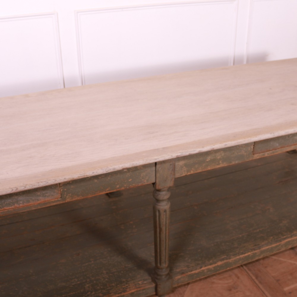 French Painted Drapers Table View X