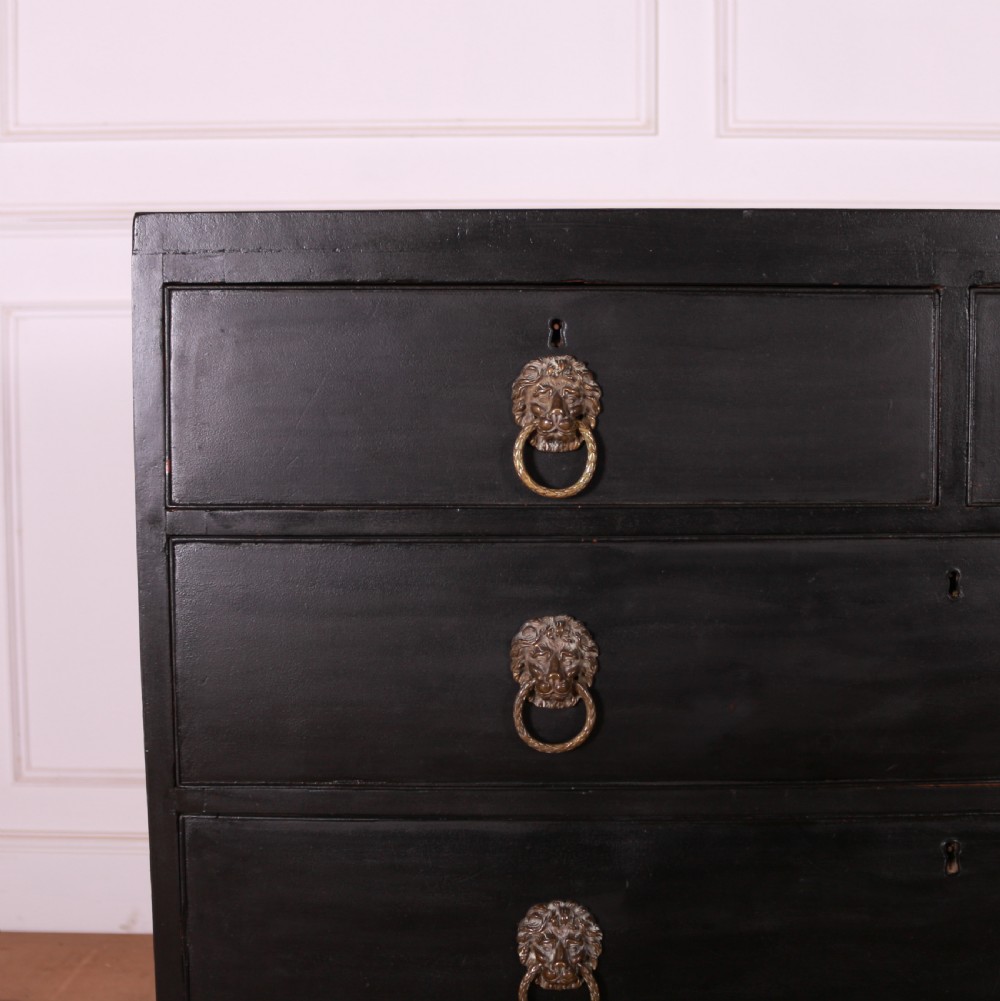 English Painted Chest of Drawers View IV
