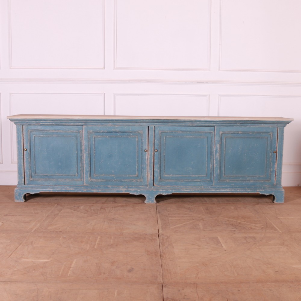 English Painted Dresser Base View XII