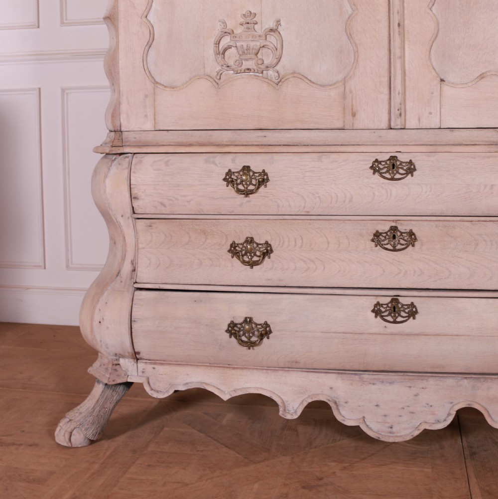 Dutch Bleached Oak Linen Cupboard View II