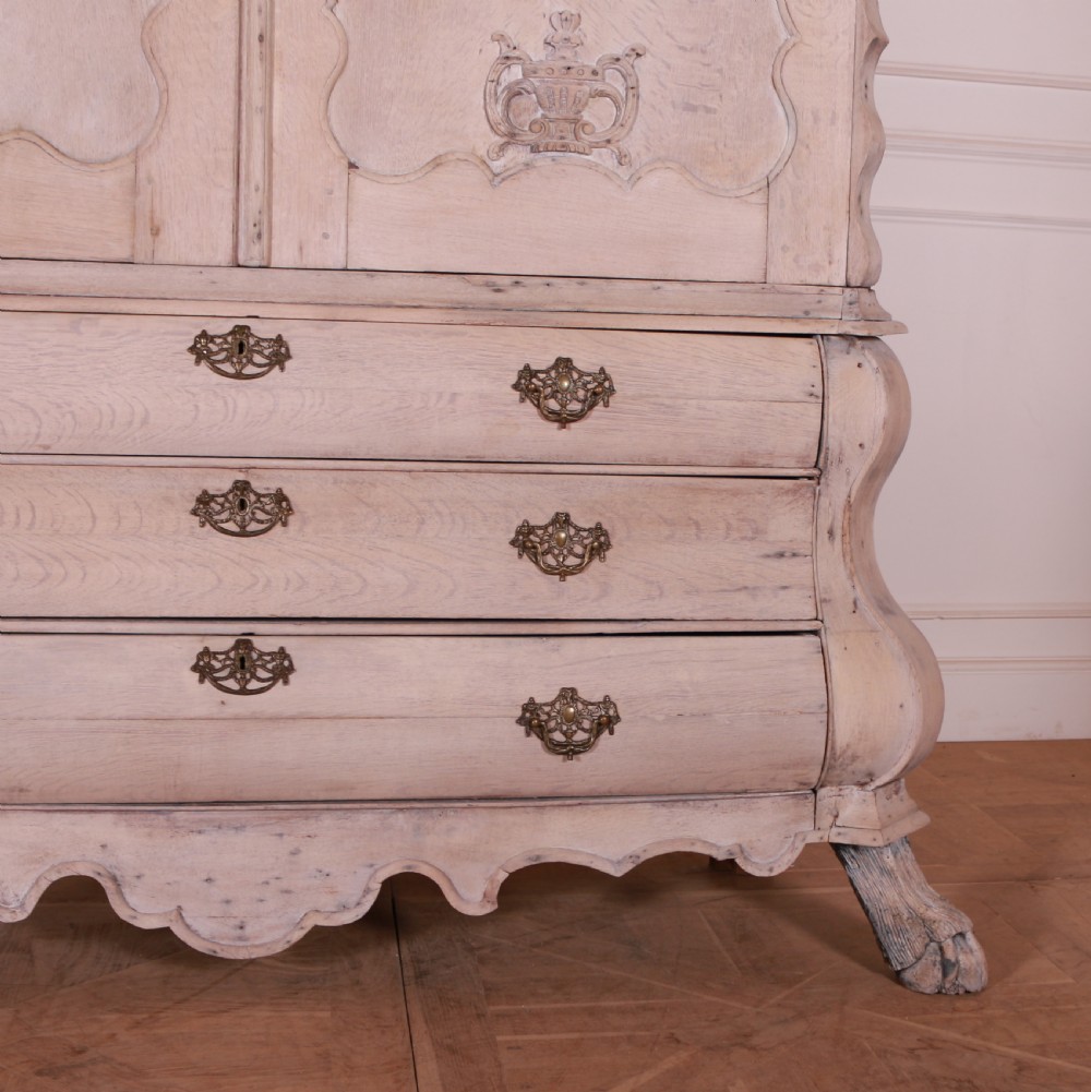 Dutch Bleached Oak Linen Cupboard View III