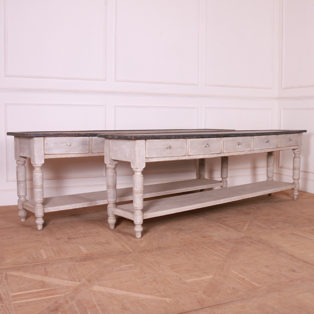 Pair of French Console Tables