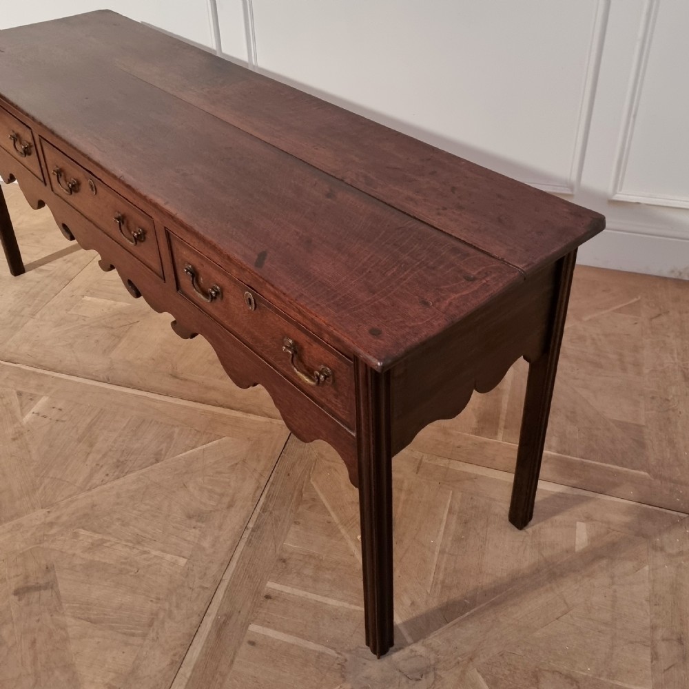 18th Century Oak Dresser Base View V