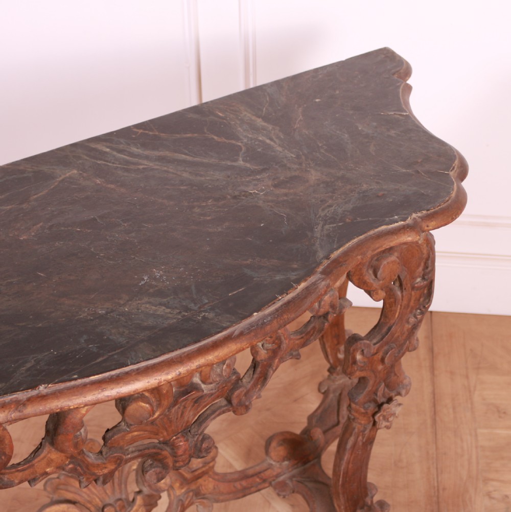 Italian Carved Console Table View VII