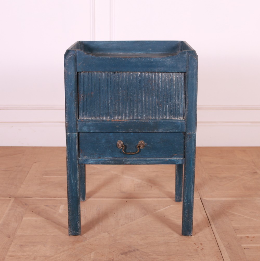 18th Century Painted Bedside Cupboard View II