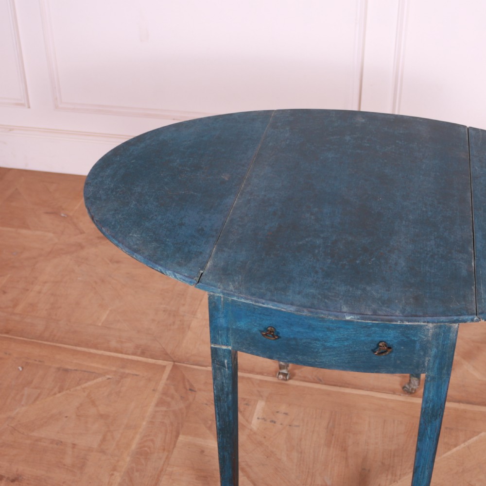 English Drop Leaf Table View VII