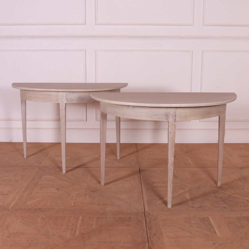 Pair of Swedish Console Tables