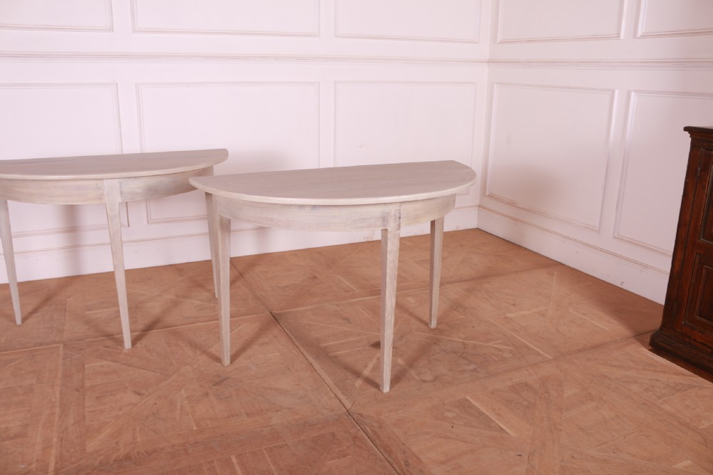 Pair of Swedish Console Tables View III