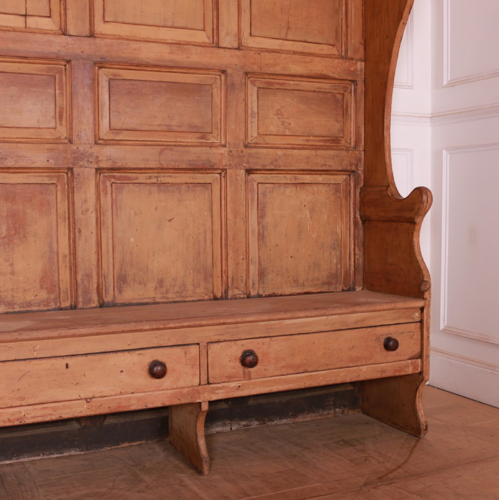18th Century Country House Winged Settle View II