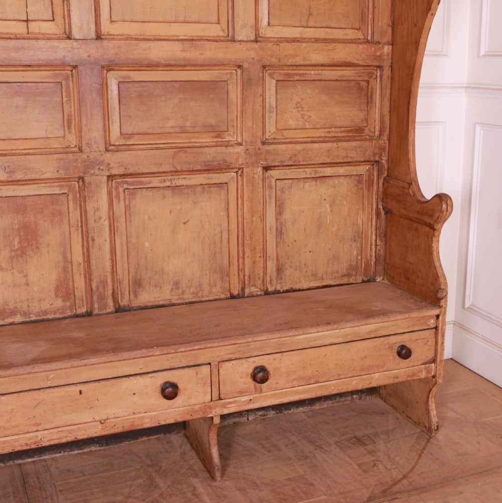 18th Century Country House Winged Settle View IV
