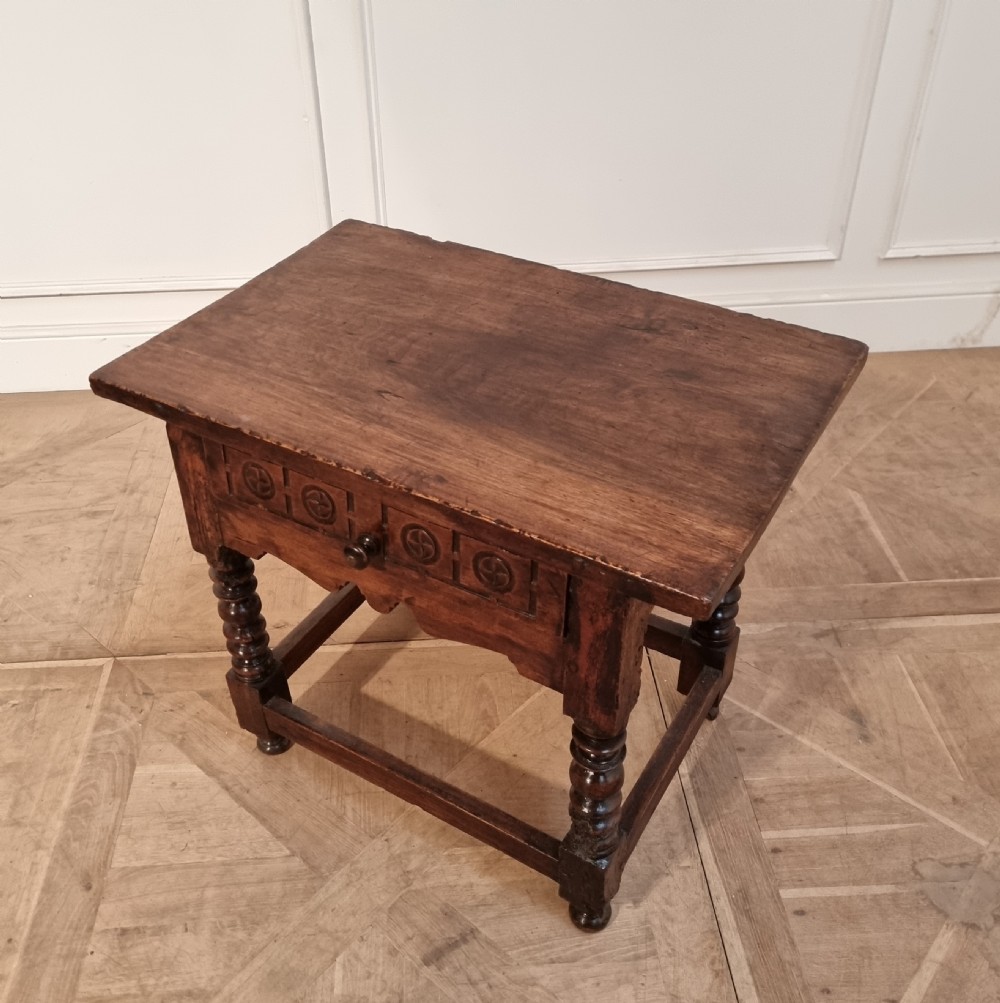 18th Century Spanish Lamp Table View II