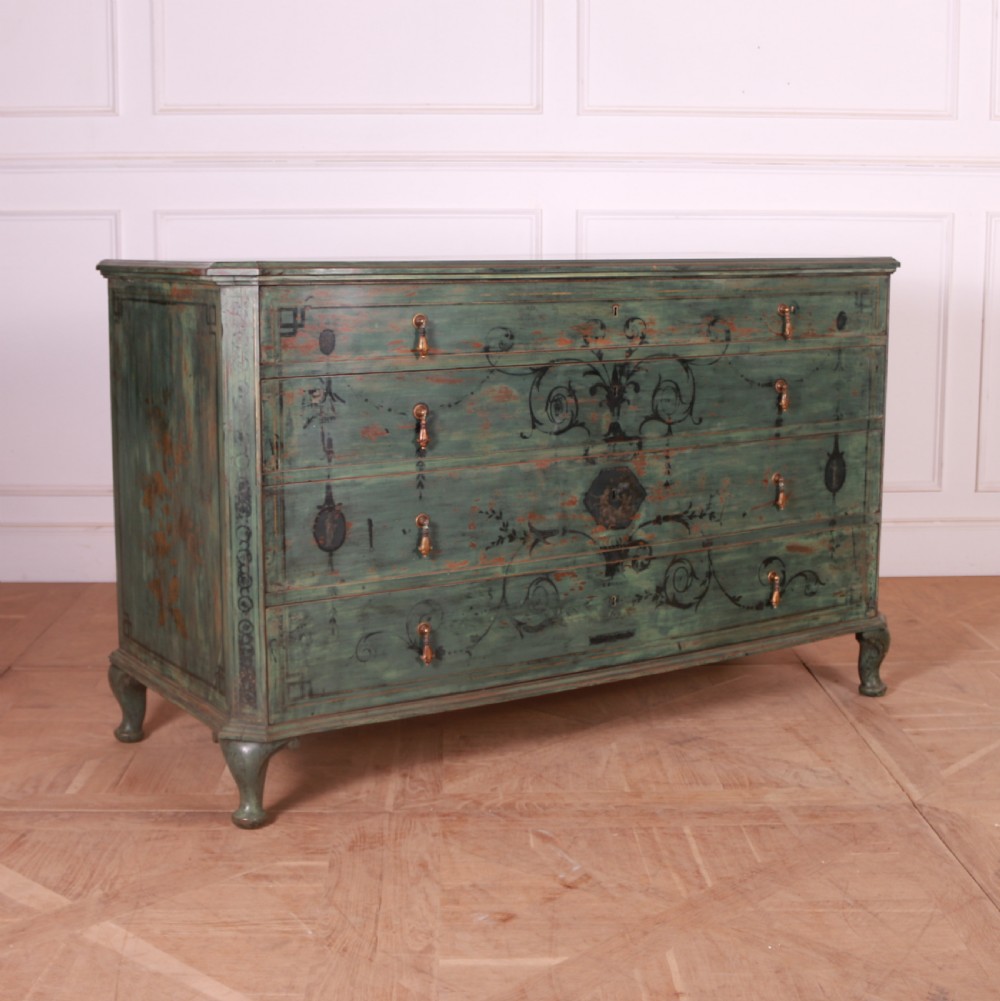 English Original Painted Chest of Drawers