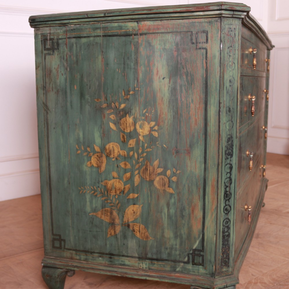 English Original Painted Chest of Drawers View II