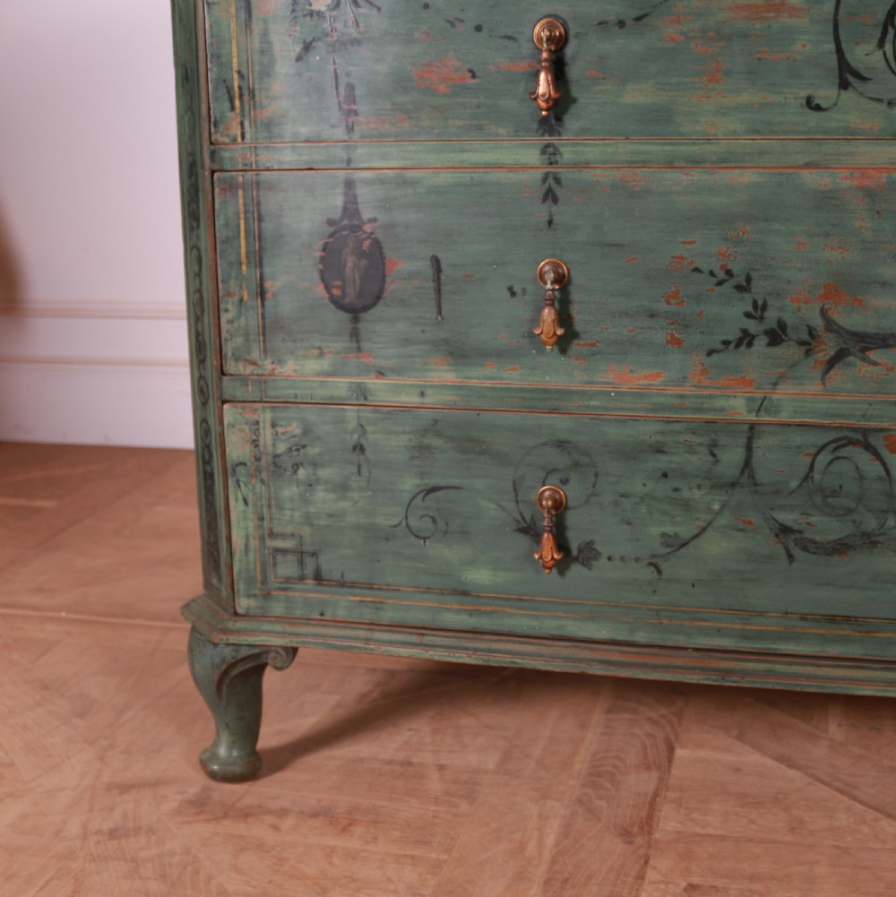 English Original Painted Chest of Drawers View IV