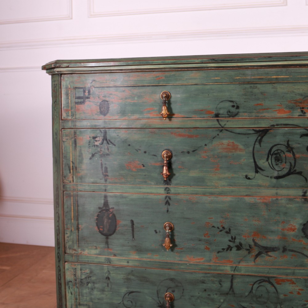 English Original Painted Chest of Drawers View V