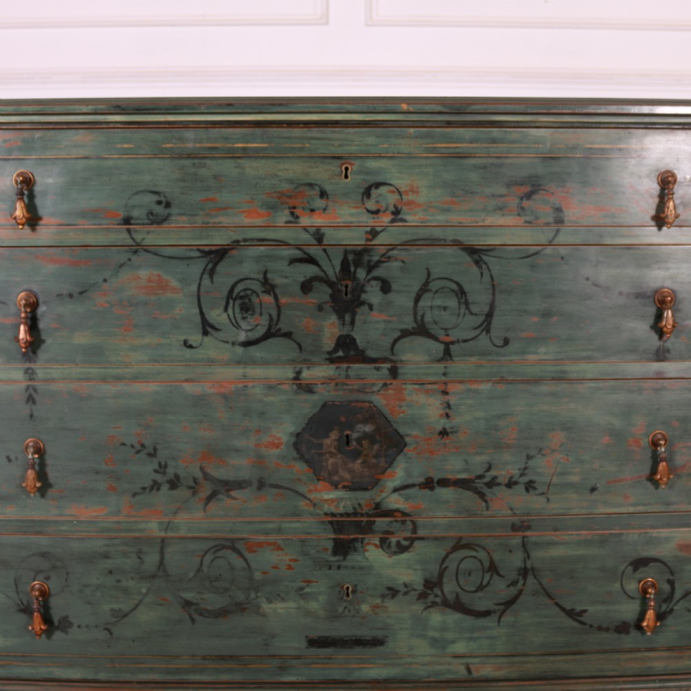 English Original Painted Chest of Drawers View VI