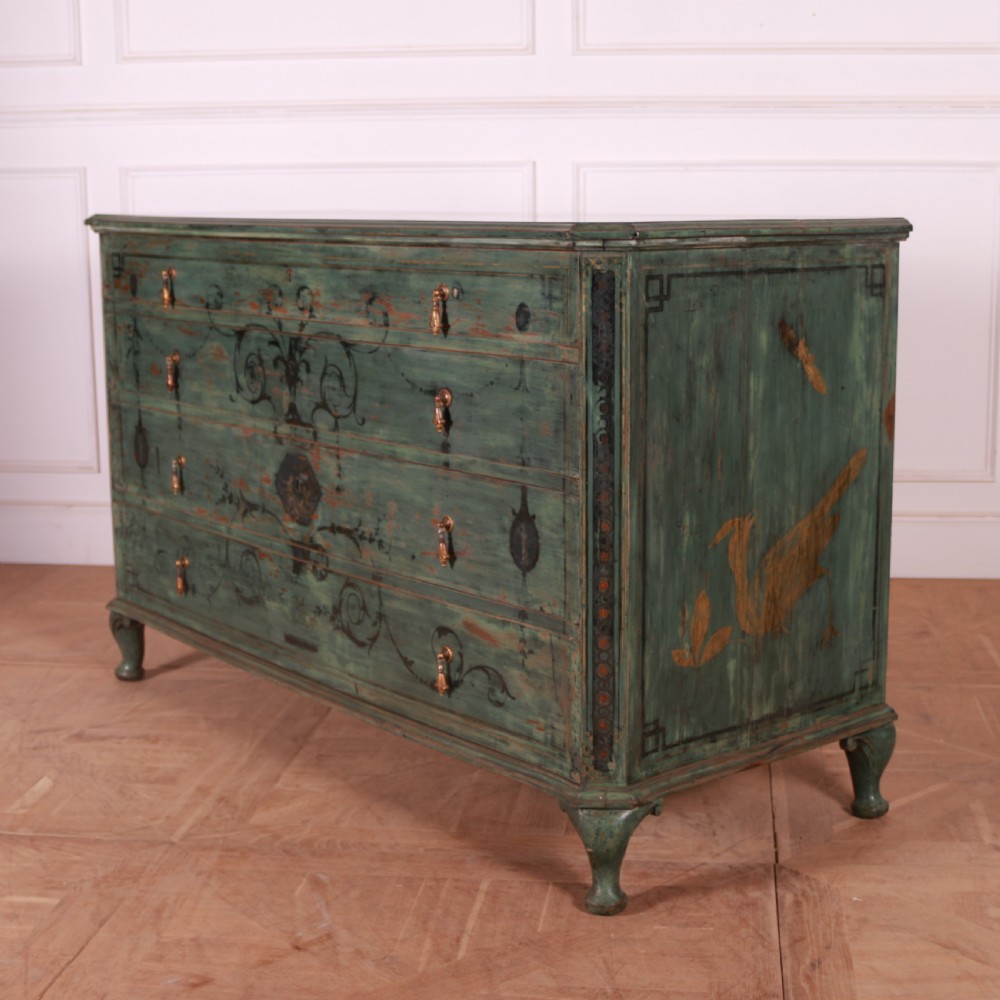 English Original Painted Chest of Drawers View IX