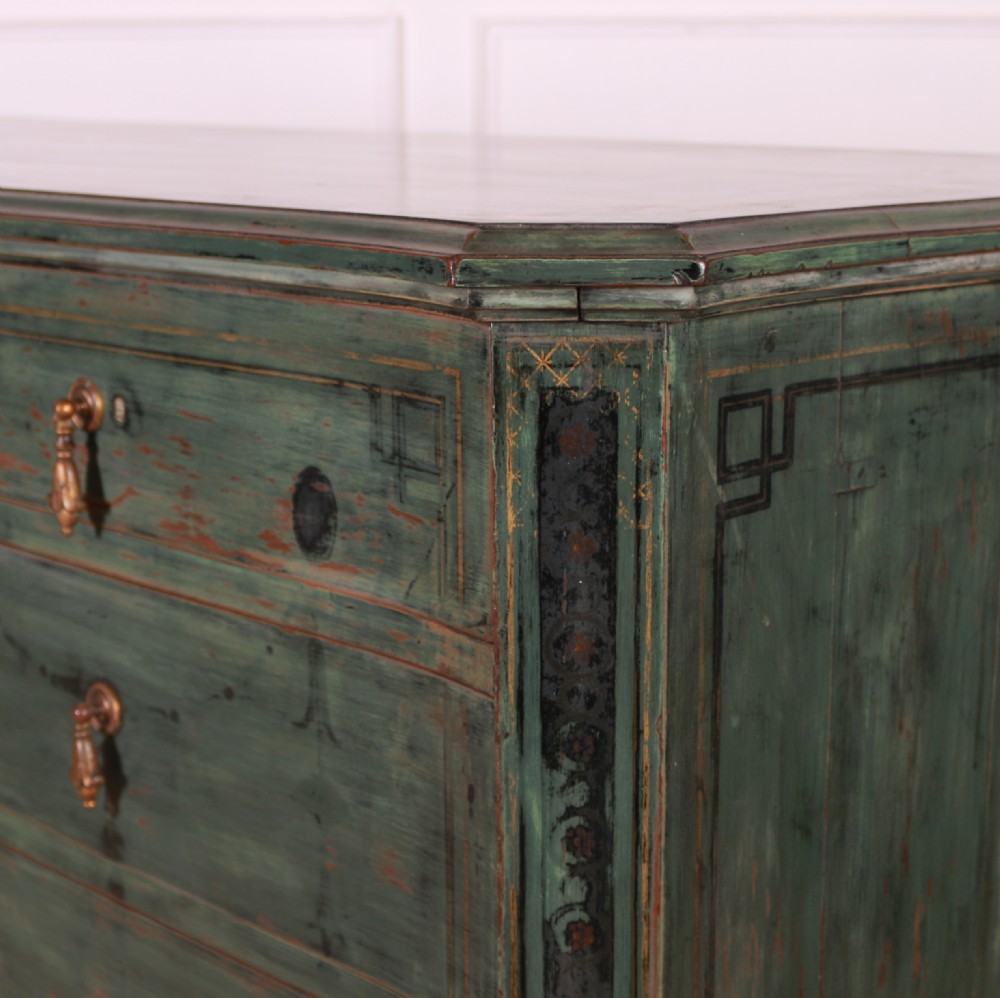 English Original Painted Chest of Drawers View XI