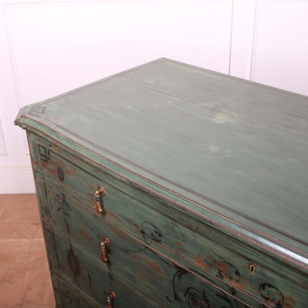 English Original Painted Chest of Drawers View XIII