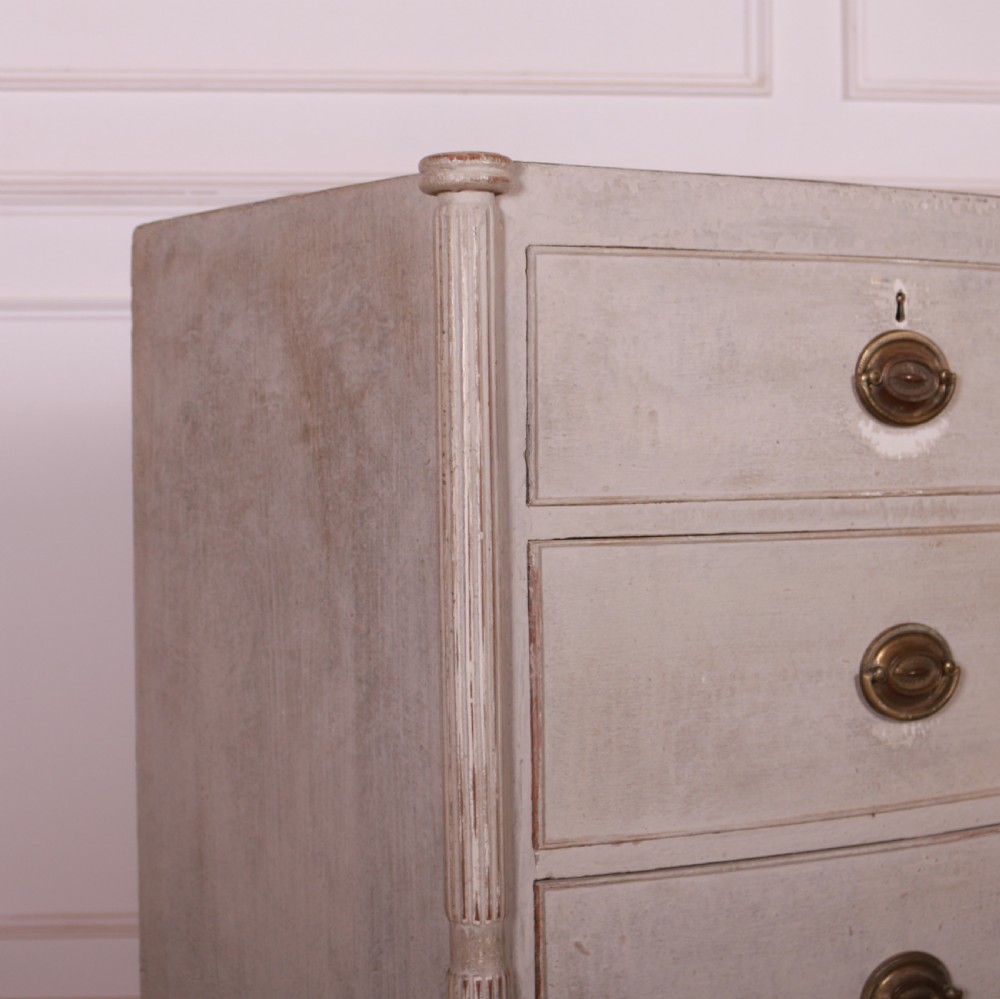 English Painted Chest of Drawers View IV
