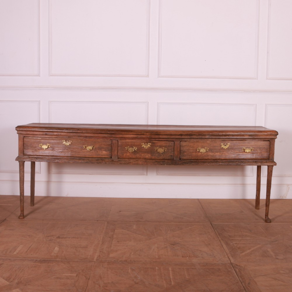 18th Century English Dresser Base View II